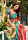 Madhavi By LT Weaving Satin Embroidery Sarees Exporters In India
